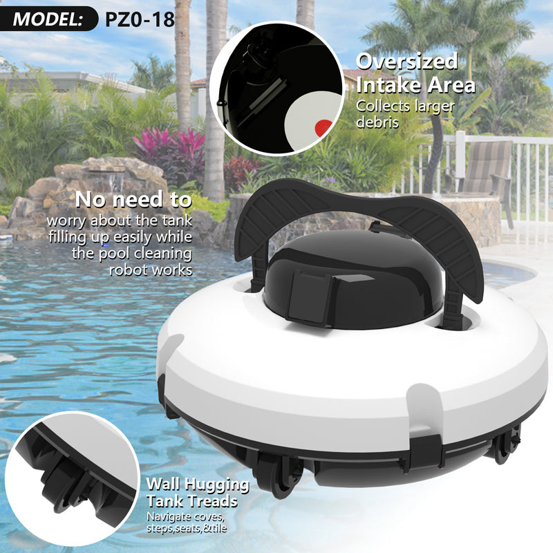 🤖🌊 Kabelloser Poolroboter – Sauberes Wasser ohne Kabel & Schläuche. Automatische Reinigung von Boden, Wänden & Wasserlinie. Einfach einschalten & genießen!