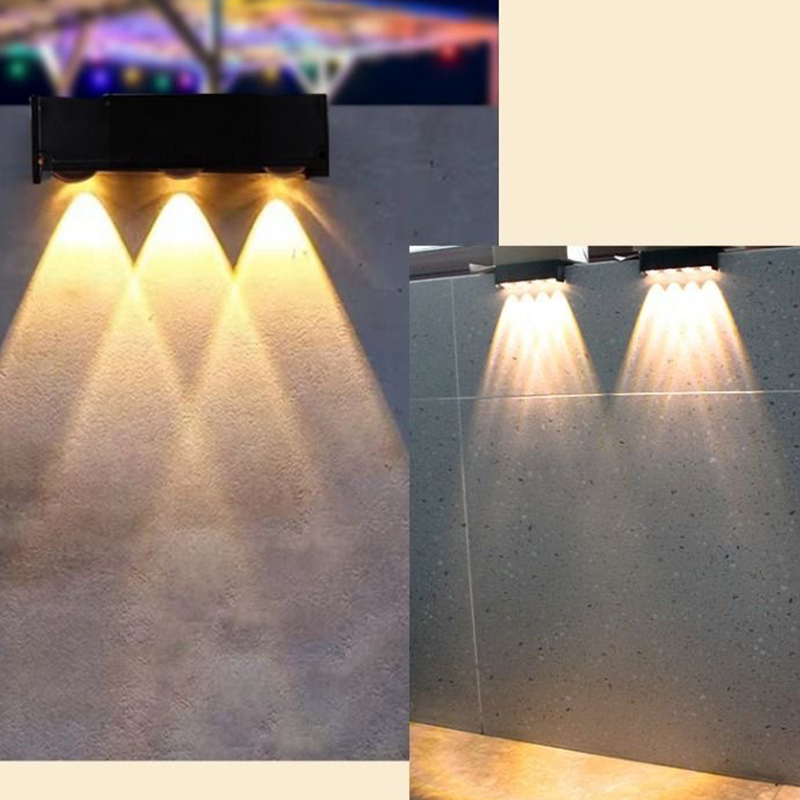☀️ LED Solar-Wandleuchte – Wasserdichte Außenbeleuchtung für Garten, Mauer, Terrasse und Hauseingang