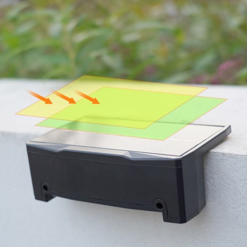 ☀️ LED Solar-Wandleuchte – Wasserdichte Außenbeleuchtung für Garten, Mauer, Terrasse und Hauseingang