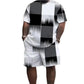 👕 50% RABATT! 🩳 Herren Abstraktes Druck T-Shirt & Shorts Set – Leicht, atmungsaktiv & perfekt für Sommer, Sport oder lässige Tage – bequemer 2-teiliger Look 🔥