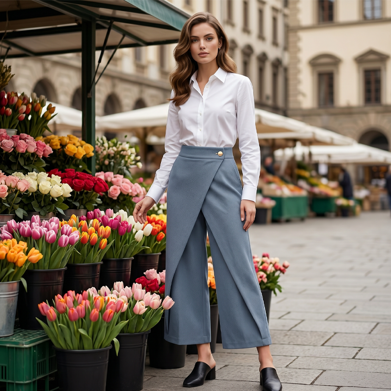 👖 50% RABATT! ✨ Patchwork-Freizeithose Damen – verkürzt, lässig & einzigartig – Bunt zusammengesetzt, leicht & perfekt für einen kreativen Streetwear-Look 🌈