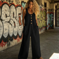 ✨ Tragekomfort pur 👖 Modischer Damen Jumpsuit weiter Schnitt 🔥 Jetzt zum halben Preis