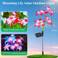 🌸Solarbetriebene Gartenleuchten in Lilienform