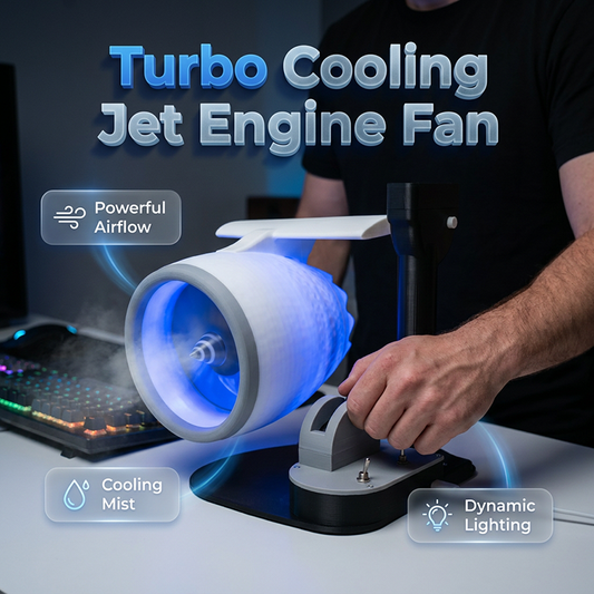 Schreibtisch-Vortex-Engine Ventilator mit Kühlfunktion