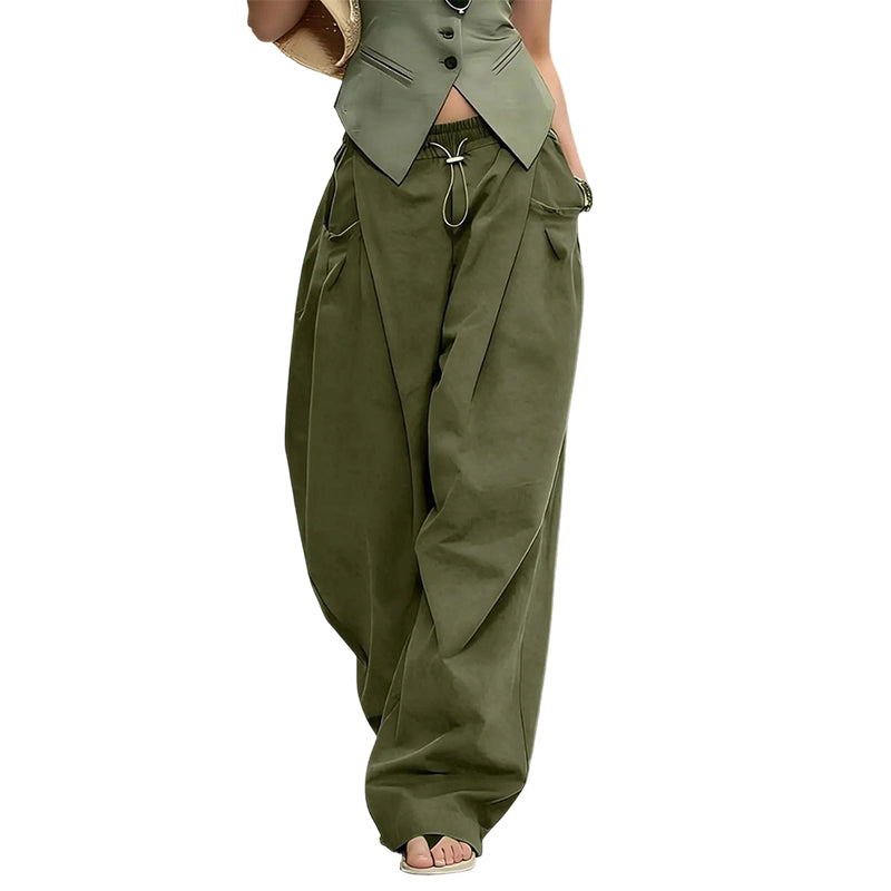 👖 JETZT 50 % RABATT! 🏆 Voluminöse Plissee-Lantern-Hose – fließend, elegant und mit weitem Bein – perfekt für einen schicken Sommerlook oder einen festlichen Anlass ✨