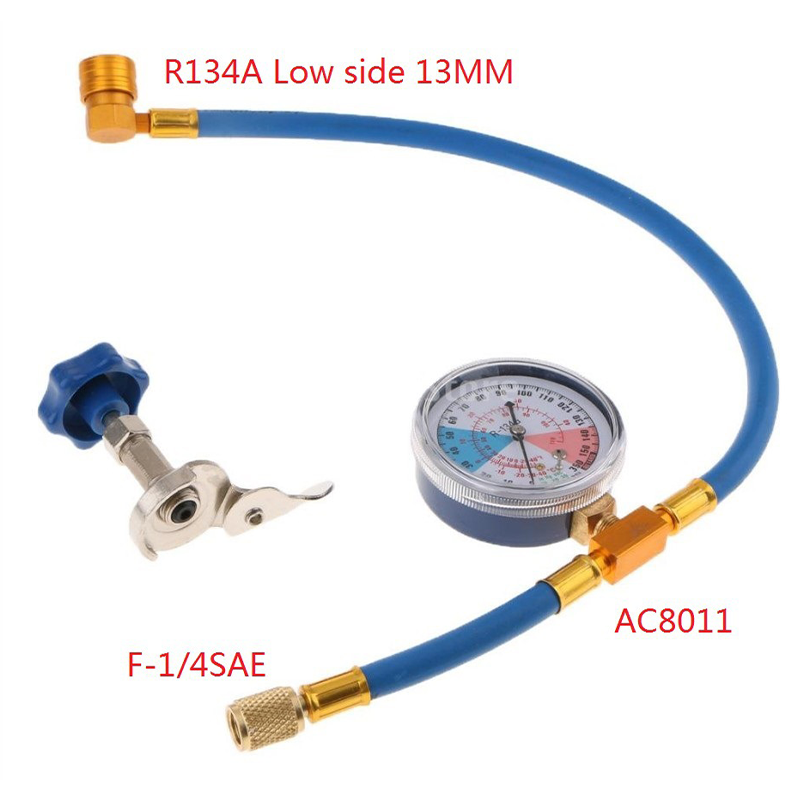 🔧 50% RABATT JETZT! ❄️ R134a-Klimafüllschlauch mit Manometer – auslaufsicher, gut ablesbar & kompatibel mit Autos, Lastwagen oder Haushaltsklimaanlagen – sicheres DIY-Nachfüllen 🚗