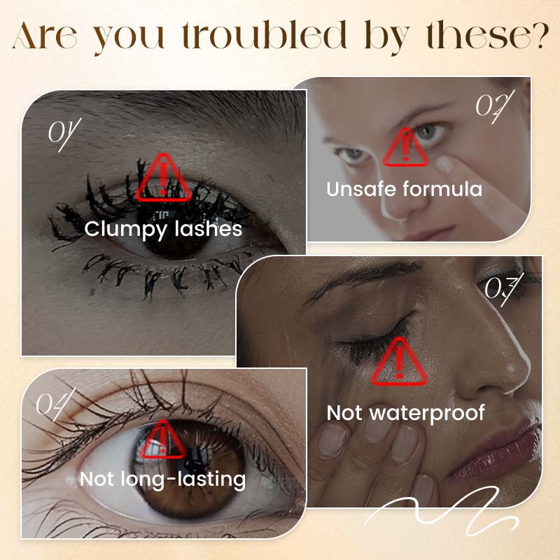 Wasserfeste Mascara für Schwung & Verlängerung