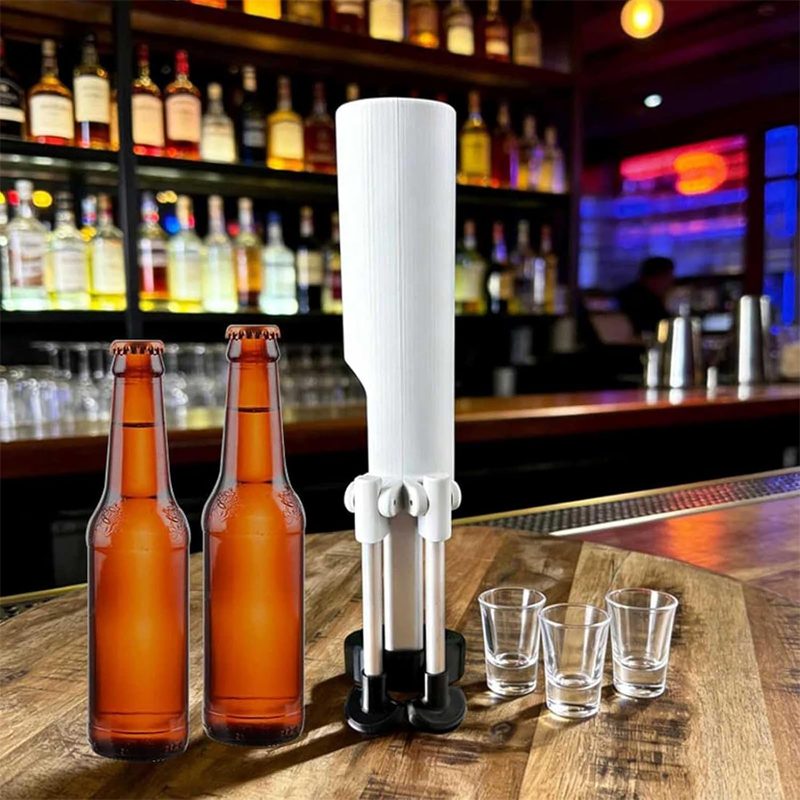 Automatischer Flaschenöffner per Knopfdruck