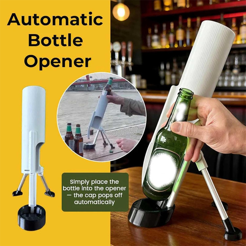 Automatischer Flaschenöffner per Knopfdruck