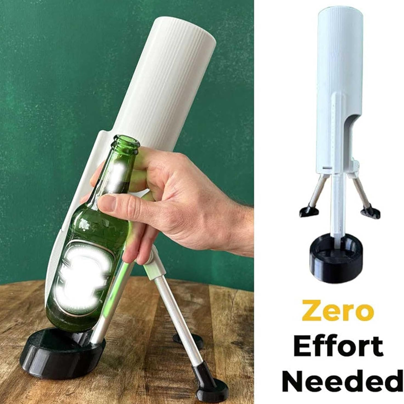 Automatischer Flaschenöffner per Knopfdruck