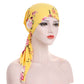 👒 NUR FÜR KURZE ZEIT: 50 % RABATT! ✨ Vorgefertigter Turban für Damen mit Blumenmuster – weich, elastisch, vielseitig 🌸