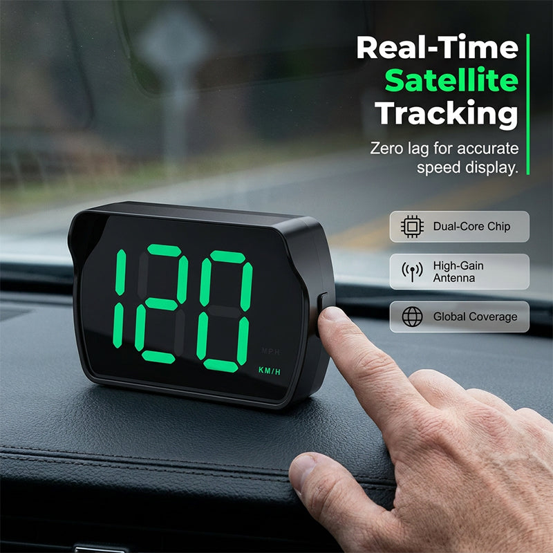Universelles GPS-Head-up-Display für das Auto mit Geschwindigkeitsanzeige