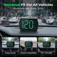 Universelles GPS-Head-up-Display für das Auto mit Geschwindigkeitsanzeige