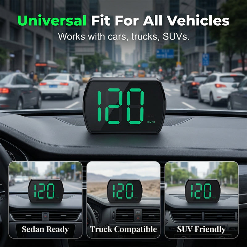 Universelles GPS-Head-up-Display für das Auto mit Geschwindigkeitsanzeige