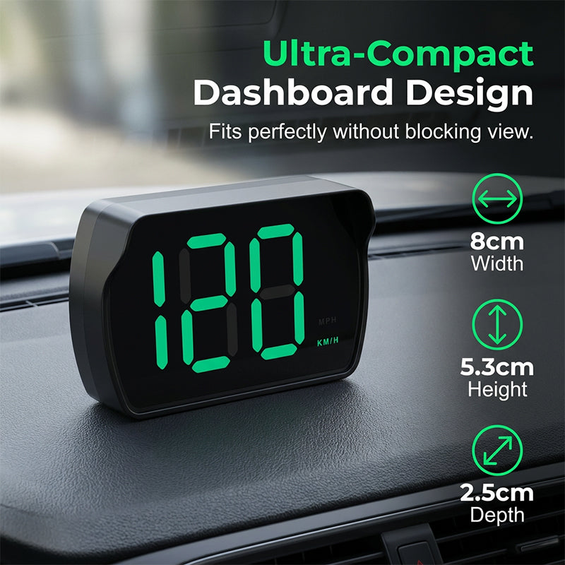 Universelles GPS-Head-up-Display für das Auto mit Geschwindigkeitsanzeige
