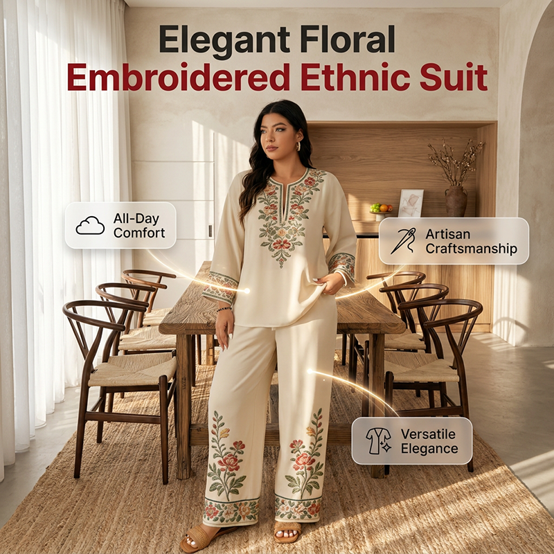 👚 50% OFF NOW! ⏳ Women's Long Sleeve Blouse & Wide-Leg Pants Set – Flowy, elegant & lightweight – perfect for work, brunch or travel – chic 2-piece style 🌸