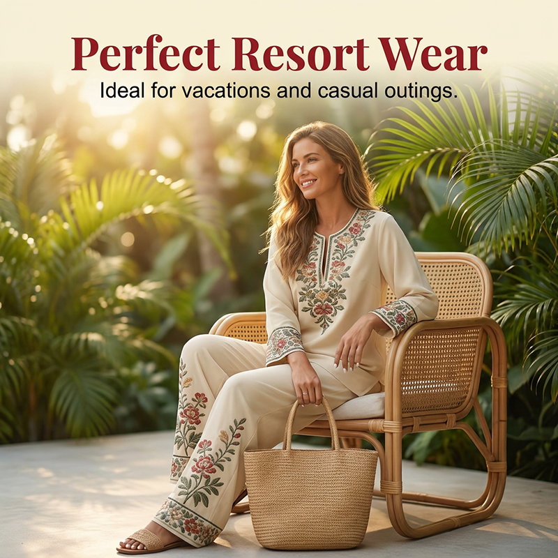 👚 50% OFF NOW! ⏳ Women's Long Sleeve Blouse & Wide-Leg Pants Set – Flowy, elegant & lightweight – perfect for work, brunch or travel – chic 2-piece style 🌸