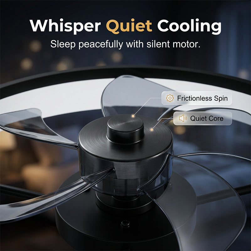 💨💡 50% RABATT! Moderner leiser Deckenventilator mit LED-Beleuchtung – 3 Geschwindigkeiten, Fernbedienung & energieeffizient – Perfekt für Schlaf- & Wohnzimmer ✨