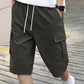 🩳 50% RABATT JETZT! 🔥 Herren Cargo-Shorts mit Kordelzug – Leicht, Mehrere Taschen & Elastischer Bund – Ideal für Wandern, Reisen & Heiße Sommertage ☀️