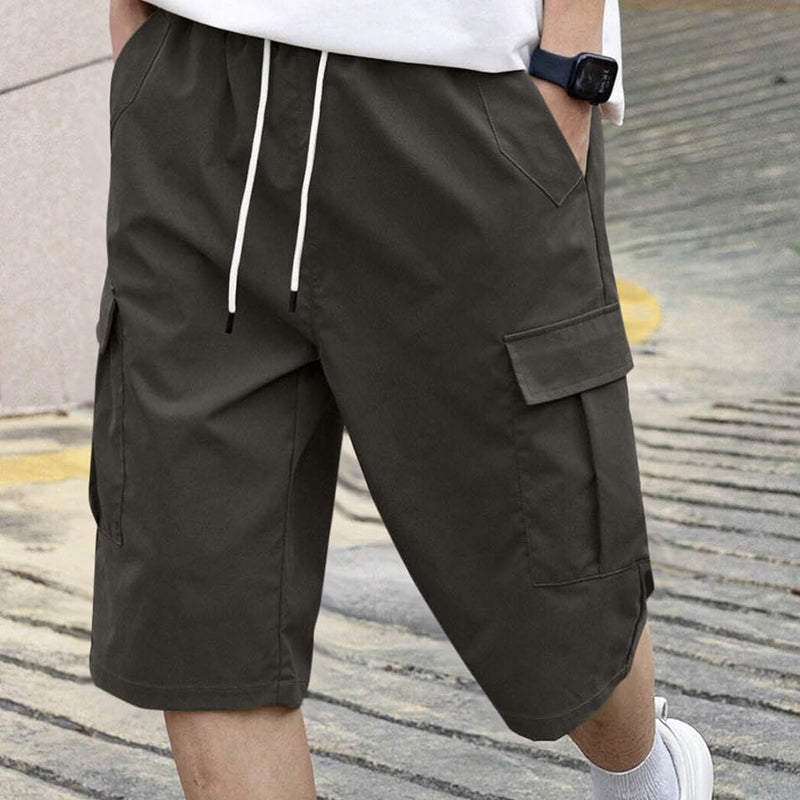 🩳 50% RABATT JETZT! 🔥 Herren Cargo-Shorts mit Kordelzug – Leicht, Mehrere Taschen & Elastischer Bund – Ideal für Wandern, Reisen & Heiße Sommertage ☀️