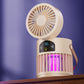 Tragbarer, wiederaufladbarer Ventilator mit UV-Insektenvernichter