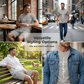 ⏰ 50 % RABATT – Nur für kurze Zeit ✨Herren Faith T-Shirt & Shorts Set ✝️ Lässiges 2-teiliges Freizeit Outfit