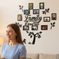 👨‍👩‍👧‍👦🏡✨3D Stammbaum Fotorahmen Wandaufkleber | Selbstklebender Familienbaum Wanddeko