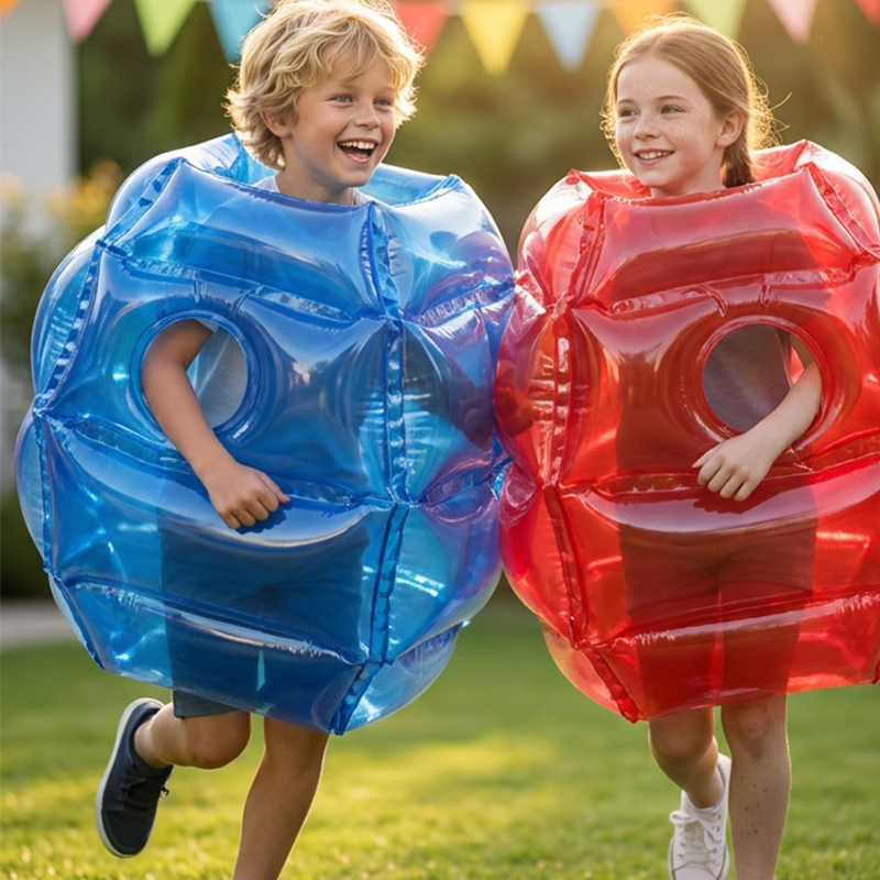 📢📢50 % RABATT!! ⏰Aufblasbarer Bumperball-Overall für Kinder