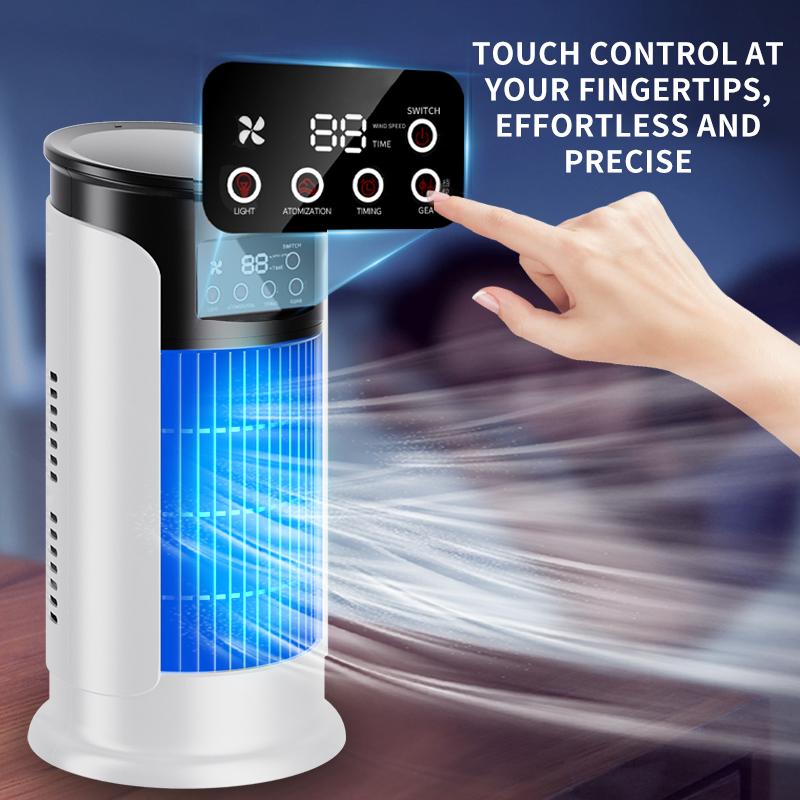 ❄️3-in-1-USB-Tischventilator mit Wasserkühlung
