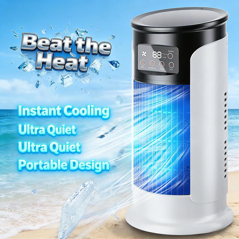 ❄️3-in-1-USB-Tischventilator mit Wasserkühlung