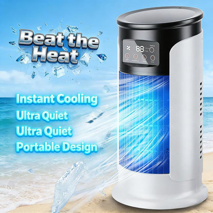 ❄️3-in-1-USB-Tischventilator mit Wasserkühlung