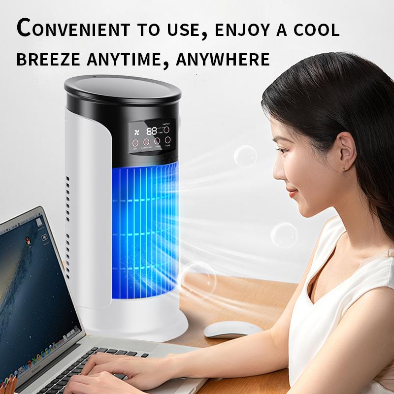 ❄️3-in-1-USB-Tischventilator mit Wasserkühlung