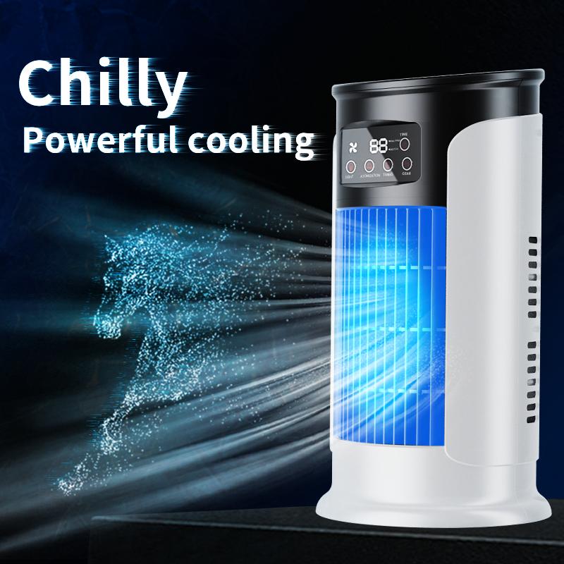 ❄️3-in-1-USB-Tischventilator mit Wasserkühlung