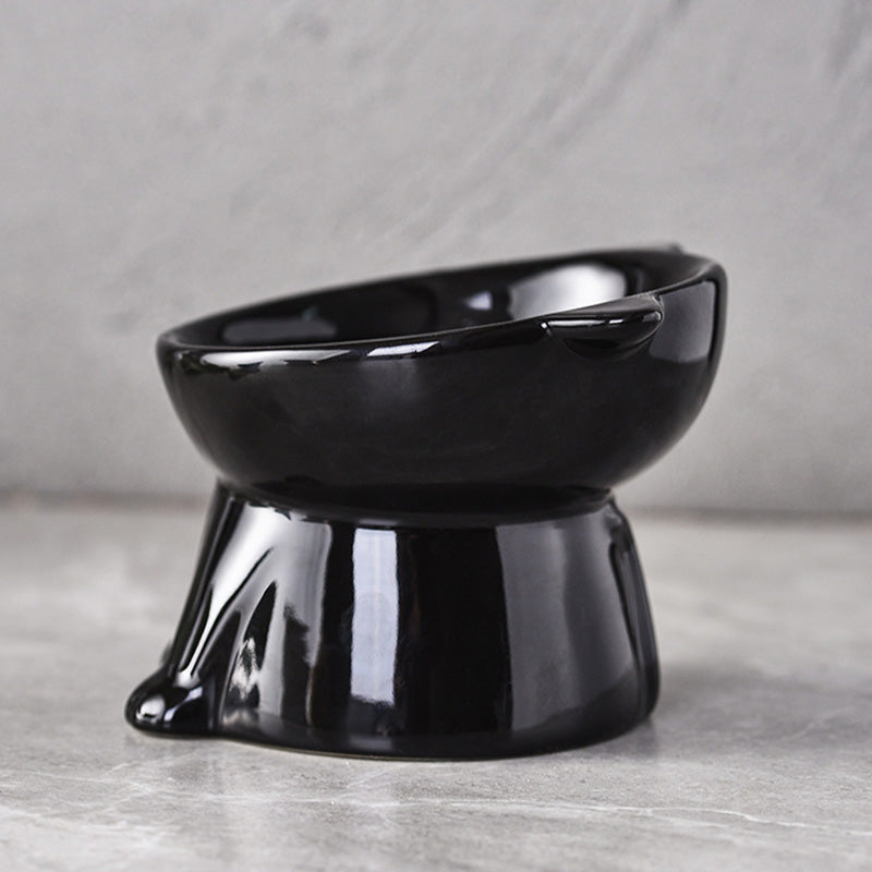 🐱 Erhöhter Kunststoff-Fressnapf für Katzen 🥣 Ergonomisches Design für Komfort beim Fressen