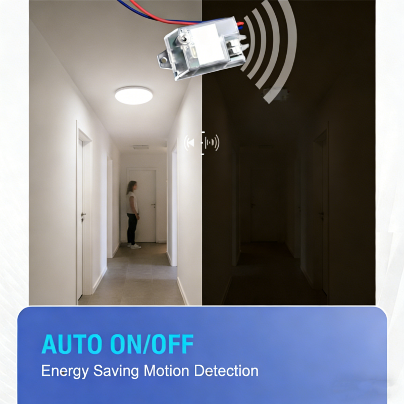 💡Intelligenter Bewegungssensor-Lichtschalter – Automatische Beleuchtung für Flur, Treppe, Toilette & Abstellraum