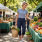 👖 50% RABATT! 👜 Damen Cargo-Caprihose mit Taschen – Lässiger Freizeitstil – Leicht, atmungsaktiv & praktisch – perfekt für Reisen, Spaziergänge oder entspannte Tage zu Hause 🌿