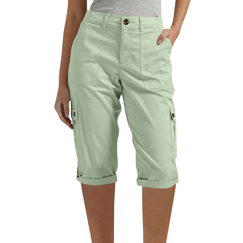 👖 50% RABATT! 👜 Damen Cargo-Caprihose mit Taschen – Lässiger Freizeitstil – Leicht, atmungsaktiv & praktisch – perfekt für Reisen, Spaziergänge oder entspannte Tage zu Hause 🌿