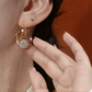 💎 NUR FÜR BEGRENZTE ZEIT: 50 % RABATT! ✨ Doppelte Creolen mit Zirkonia – funkelnde Kugeln, leicht, sicherer Verschluss ✨