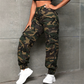 Damen Cargo-Jogginghose im Camouflage-Look