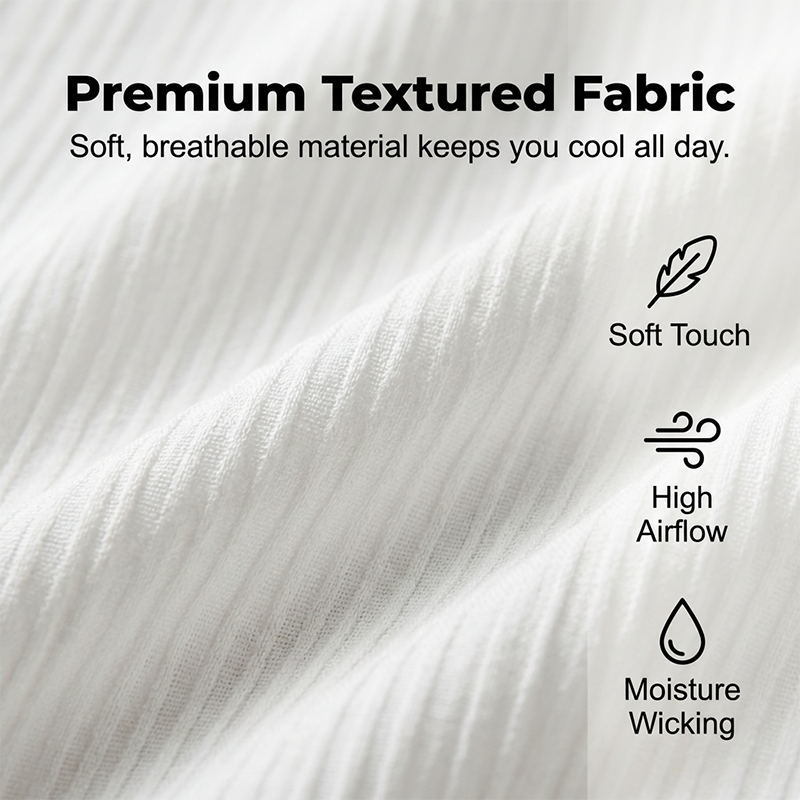 👔  55 % RABATT✨Strukturiertes 2-teiliges Hemd- und Hosen-Set für Herren