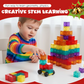 📢📢50 % Rabatt!!🥳🏰Magnetische Bausteine für Kinder – 150-teiliges STEM-Spielzeug ab 3 Jahren 🧲🧠