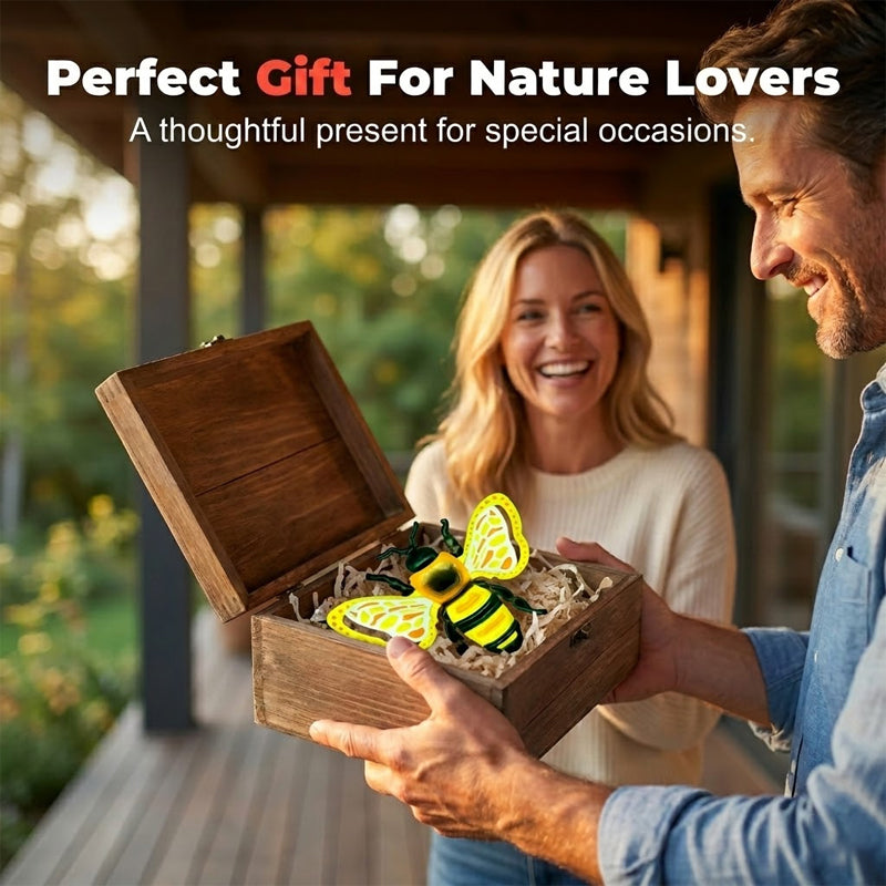 🐝 LIMITIERTE AKTION: 50 % RABATT! ✨ 3D-Insekten-Wanddekoration – Biene, Schmetterling, Marienkäfer, wetterbeständig