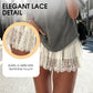 👗🔥 50% RABATT! Chic Pleated Lace Trim Mini Skirt – Plisseefalten, zarte Spitze, perfekt für den Sommer 🌸💨