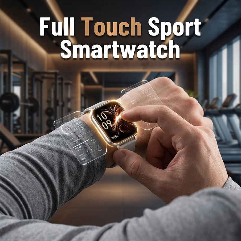 ⌚Full-Touch-Sport-Smartwatch