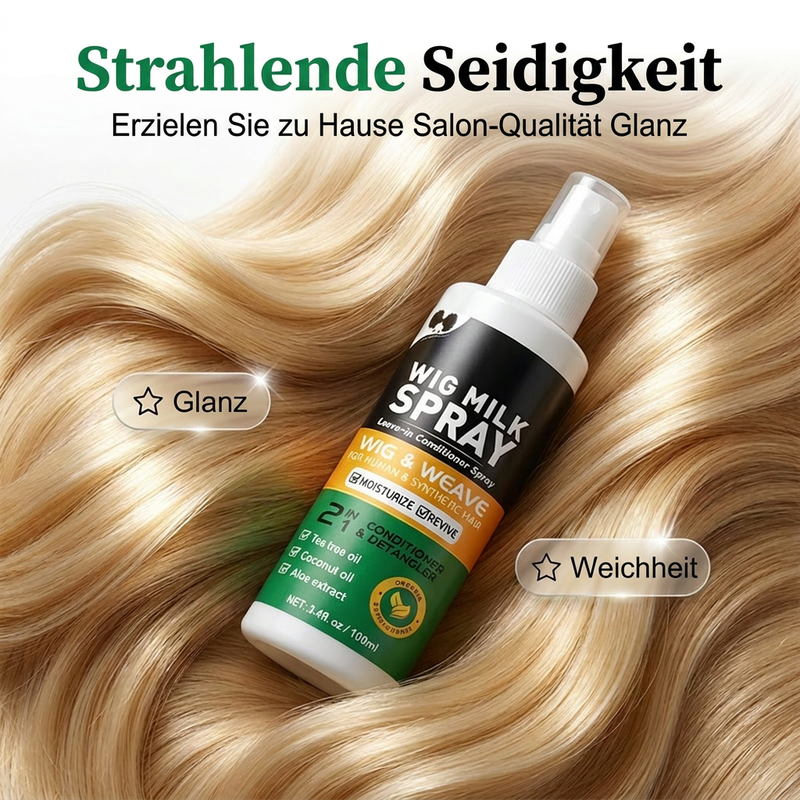 🔥🎁 2+1 GRATIS!!🥳 💞 50K+ VERKAUFT! ⚡🧴 Belebendes Leave-in-Pflegespray für Perücken