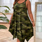 👗50% RABATT! 🌿 Damen ärmelloses Kleid mit asymmetrischem Saum im Camouflage-Look – Locker, frech & perfekt für einen lässigen Streetwear-Look ✨