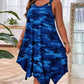 👗50% RABATT! 🌿 Damen ärmelloses Kleid mit asymmetrischem Saum im Camouflage-Look – Locker, frech & perfekt für einen lässigen Streetwear-Look ✨