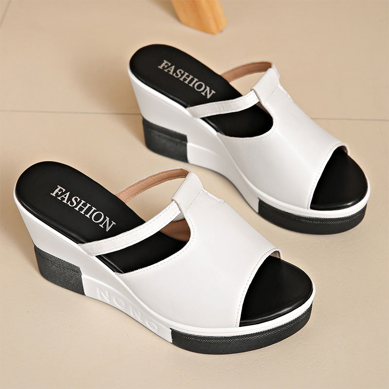 👡☀️ MID-SEASON SALE: −50% NUR FÜR KURZE ZEIT! Damensandalen mit Keilabsatz – Mit Kristallbesatz, breite Riemen & dicke Sohle, bequem & elegant für Alltag, Strand & Übergrößen ✨