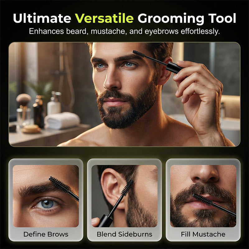 🖍️Instant Gray Beard Dye – Fuller & Bolder Look, Portable Touch-Up Wand