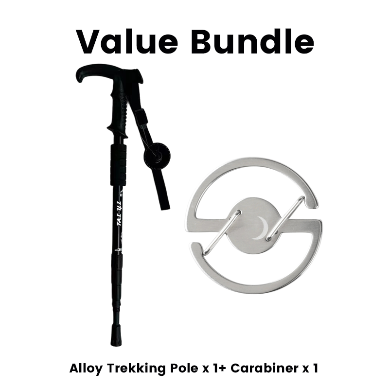 🔥Adjustable Aluminum Alloy Trekking Pole